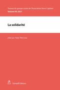 Thévenaz / Burgat / Witzig |  La solidarité | eBook | Sack Fachmedien