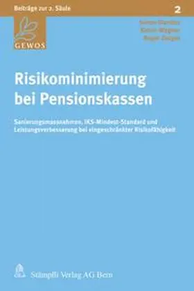 Glardon / Wagner / Zeugin |  Risikominimierung bei Pensionskassen | Buch |  Sack Fachmedien
