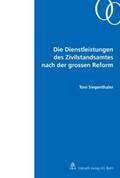 Siegenthaler |  Die Dienstleistungen des Zivilstandsamtes nach der grossen Reform | Buch |  Sack Fachmedien