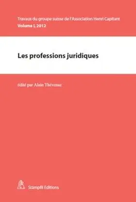 Thévenaz |  Les professions juridiques | Buch |  Sack Fachmedien