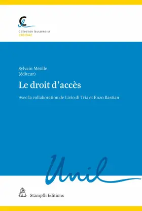 Rouiller / Epiney / Joséphine |  Le droit d'accès | eBook | Sack Fachmedien