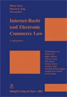 Arter / Jörg |  Internet-Recht und Electronic Commerce Law | Buch |  Sack Fachmedien