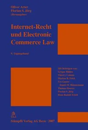 Arter / Jörg |  Internet-Recht und Electronic Commerce Law | Buch |  Sack Fachmedien