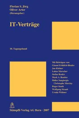 Jörg / Arter |  IT-Verträge | Buch |  Sack Fachmedien