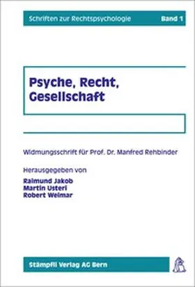 Jakob / Usteri / Weimar |  Psyche, Recht, Gesellschaft | Buch |  Sack Fachmedien