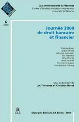 Thévenoz / Bovet |  Journée de droit bancaire et financier | Buch |  Sack Fachmedien