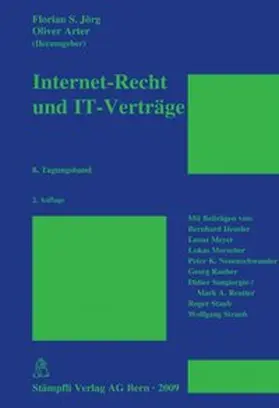 Jörg / Arter |  Internet-Recht und IT-Verträge | Buch |  Sack Fachmedien