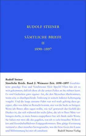 Steiner / Sam / Hoffmann |  Sämtliche Briefe Band 2 | Buch |  Sack Fachmedien