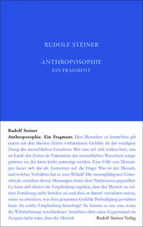 Steiner |  Anthroposophie | Buch |  Sack Fachmedien