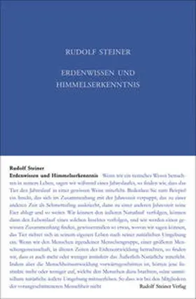 Steiner |  Erdenwissen und Himmelserkenntnis | Buch |  Sack Fachmedien