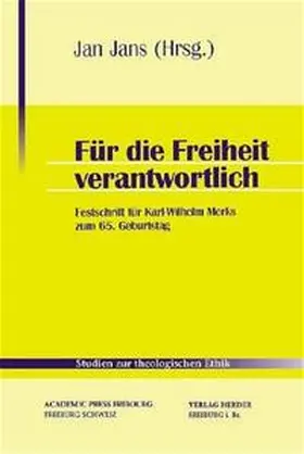 Jans |  Für die Freiheit verantwortlich | Buch |  Sack Fachmedien