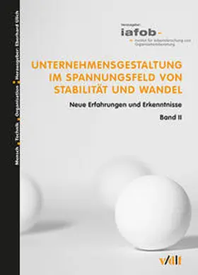 iafob Institut für Arbeitsforschung und Organisationsberatung |  Unternehmensgestaltung im Spannungsfeld von Stabilität und Wandel | Buch |  Sack Fachmedien