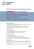 CUREM Center for Urban & Real Estate Management - Zurich |  Immobilienwirtschaft aktuell 2017 | eBook | Sack Fachmedien