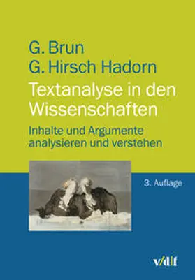Brun / Hirsch Hadorn | Textanalyse in den Wissenschaften | Buch | 978-3-7281-3864-4 | www.sack.de