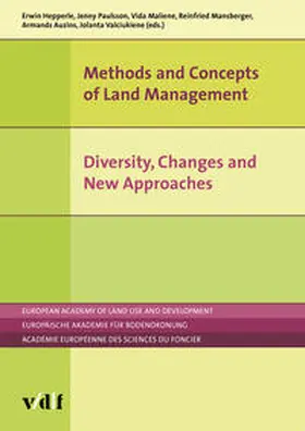 Hepperle / Paulsson / Maliene |  Methods and Concepts of Land Management | Buch |  Sack Fachmedien