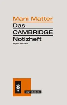 Matter |  Das Cambridge Notizheft | Buch |  Sack Fachmedien