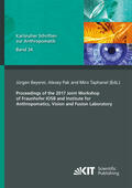 Beyerer / Pak / Taphanel |  Proceedings of the 2017 Joint Workshop of Fraunhofer IOSB and Institute for Anthropomatics, Vision and Fusion Laboratory | Buch |  Sack Fachmedien