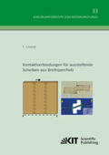 Schmidt |  Kontaktverbindungen für aussteifende Scheiben aus Brettsperrholz | Buch |  Sack Fachmedien