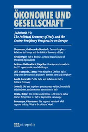 Glassmann / Gräbner-Radkowitsch |  The Political Economy of Italy and the Centre-Periphery Perspective on Europe | Buch |  Sack Fachmedien