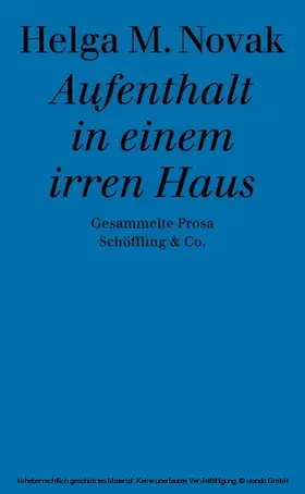 Novak |  Aufenthalt in einem irren Haus | eBook | Sack Fachmedien