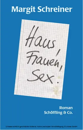 Schreiner |  Haus, Frauen, Sex. | eBook | Sack Fachmedien