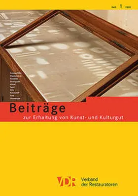 Verband der Restauratoren (VDR) e. V. |  VDR Beiträge zur Erhaltung von Kunst- und Kulturgut Heft 1/2019 | Buch |  Sack Fachmedien