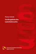 Schmitz |  Sondergebiete des Lauterkeitsrechts | Buch |  Sack Fachmedien
