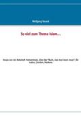 Kosack / Brunner |  So viel zum Thema Islam | Buch |  Sack Fachmedien