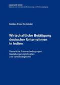 Schröder |  Wirtschaftliche Betätigung deutscher Unternehmen in Indien | Buch |  Sack Fachmedien