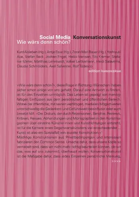 Alsleben / Bauer / Eske |  Social Media_Konversationskunst. Wie wärs denn schön? | eBook | Sack Fachmedien