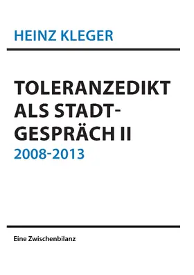 Kleger |  Toleranzedikt als Stadtgespräch II | eBook | Sack Fachmedien
