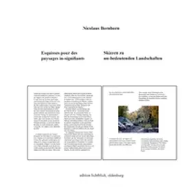 Bornhorn |  Skizzen zu un-bedeutenden Landschaften | Buch |  Sack Fachmedien