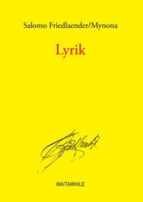 Friedlaender / Thiel / Geerken |  Lyrik | Buch |  Sack Fachmedien