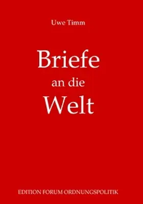 Timm / Prollius |  Briefe an die Welt | Buch |  Sack Fachmedien