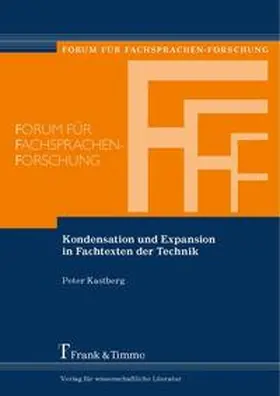 Kastberg |  Kondensation und Expansion in Fachtexten der Technik | Buch |  Sack Fachmedien