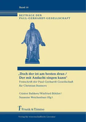 Balders / Böttler / Weichenhan |  "Doch der ist am besten dran / Der mit Andacht singen kann" | Buch |  Sack Fachmedien