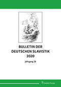 Buncic / Buncic |  Bulletin der deutschen Slavistik 2020 | Buch |  Sack Fachmedien
