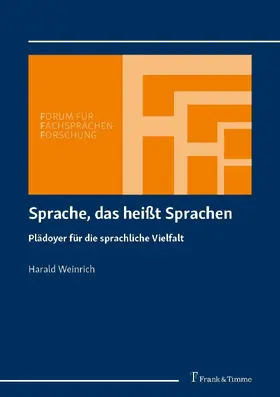 Weinrich / Kalverkämper |  Sprache, das heißt Sprachen | eBook | Sack Fachmedien