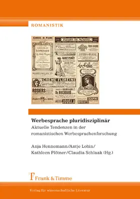 Hennemann / Lobin / Plötner |  Werbesprache pluridisziplinär - Aktuelle Tendenzen in der romanistischen Werbesprachenforschung | eBook | Sack Fachmedien