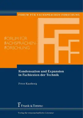 Kastberg |  Kondensation und Expansion in Fachtexten der Technik | eBook | Sack Fachmedien