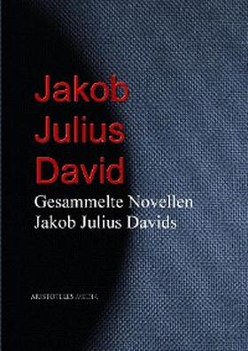 David |  Gesammelte Novellen Jakob Julius Davids | eBook | Sack Fachmedien
