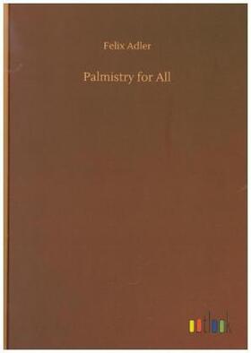 Adler | Palmistry for All | Buch | 978-3-7340-7707-4 | sack.de
