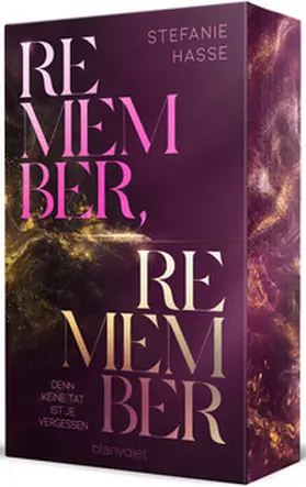 Hasse | Remember, Remember - Denn keine Tat ist je vergessen | Buch | 978-3-7341-1420-5 | www.sack.de