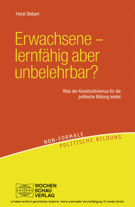 Siebert | Erwachsene - lernfähig aber unbelehrbar? | E-Book | sack.de