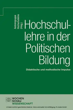 Hochschullehre |  Hochschullehre in der Politischen Bildung | eBook | Sack Fachmedien
