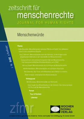 Debus / Kreide / Krennerich |  Menschenwürde | eBook | Sack Fachmedien