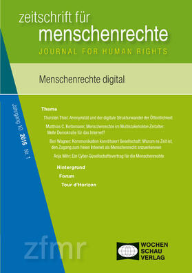 Wagner / Thiel / Krumbein |  Menschenrechte digital | eBook | Sack Fachmedien