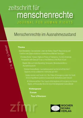Bari / Bielefeldt / Oberleitner |  Menschenrechte im Ausnahmezustand | eBook | Sack Fachmedien