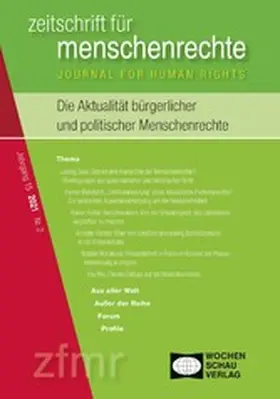 Krennerich / Binder / Debus |  Die Aktualität bürgerlicher und politischer Menschenrechte | eBook | Sack Fachmedien
