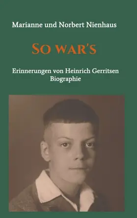 Nienhaus |  So war's | Buch |  Sack Fachmedien